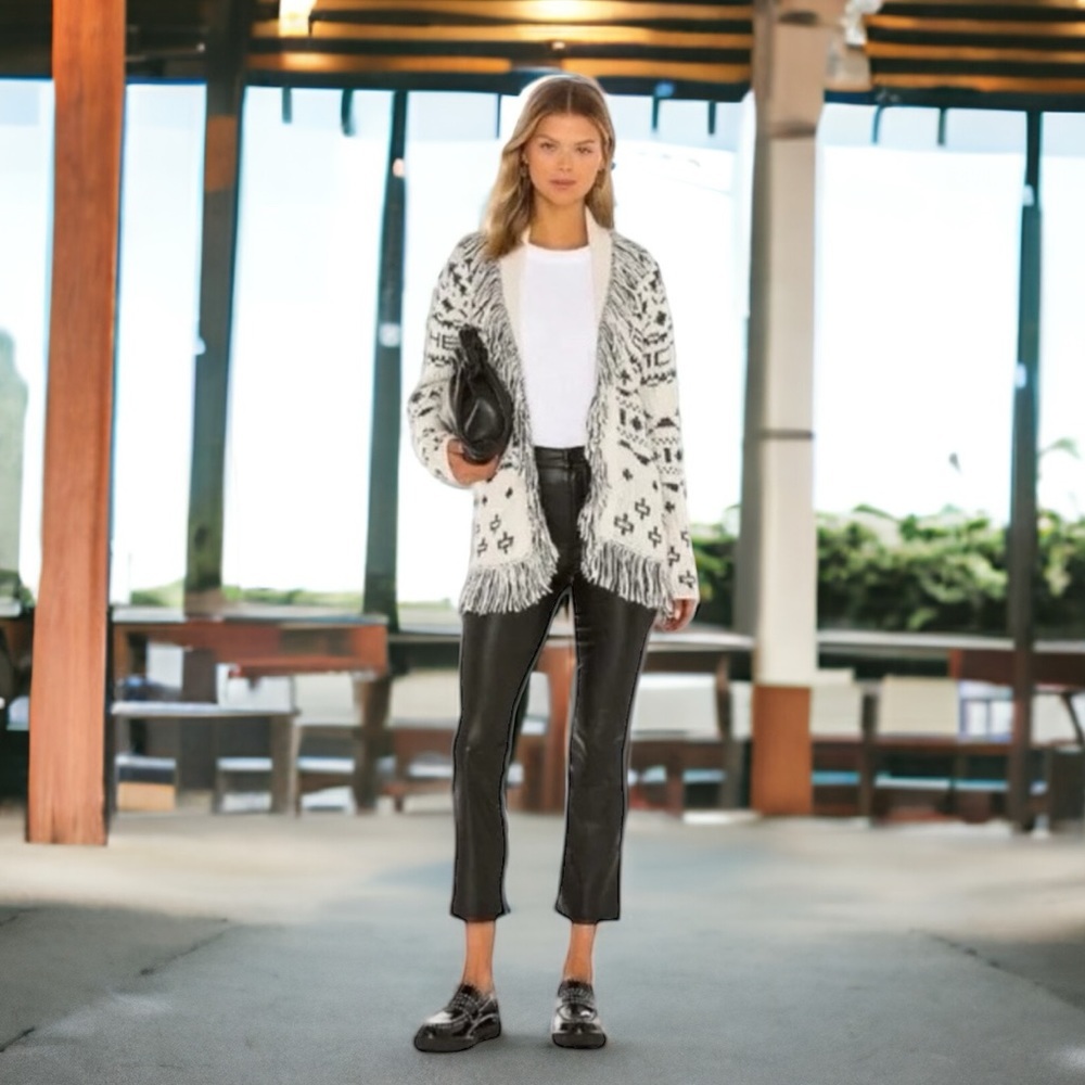 MOTHER The Belted Short Cardigan in Mother